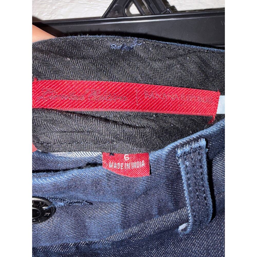 Banana Republic Dark Wash Denim Pencil Skirt – Size 6 - Picture 6 of 7